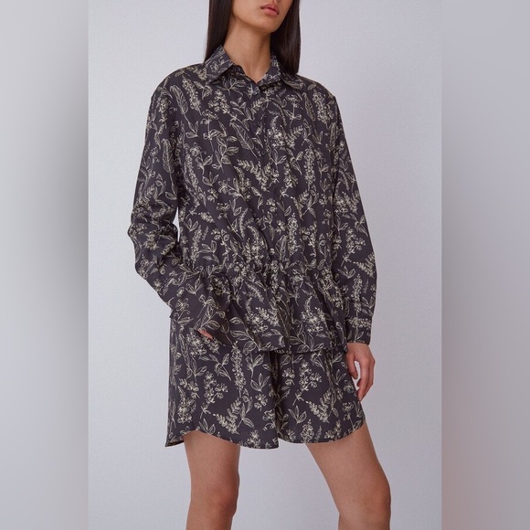 Thakoon Printed Button Up Shirt Dress - Picture 2 of 3